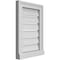 Ekena Millwork Vertical Surface Mount PVC Gable Vent: Functional, w/ 2"W x 2"P Brickmould Sill Frame, 14"W x 20"H GVPVE14X2003SF - alternate 5